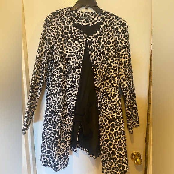 Animal Print long blazer - Picture 3 of 4